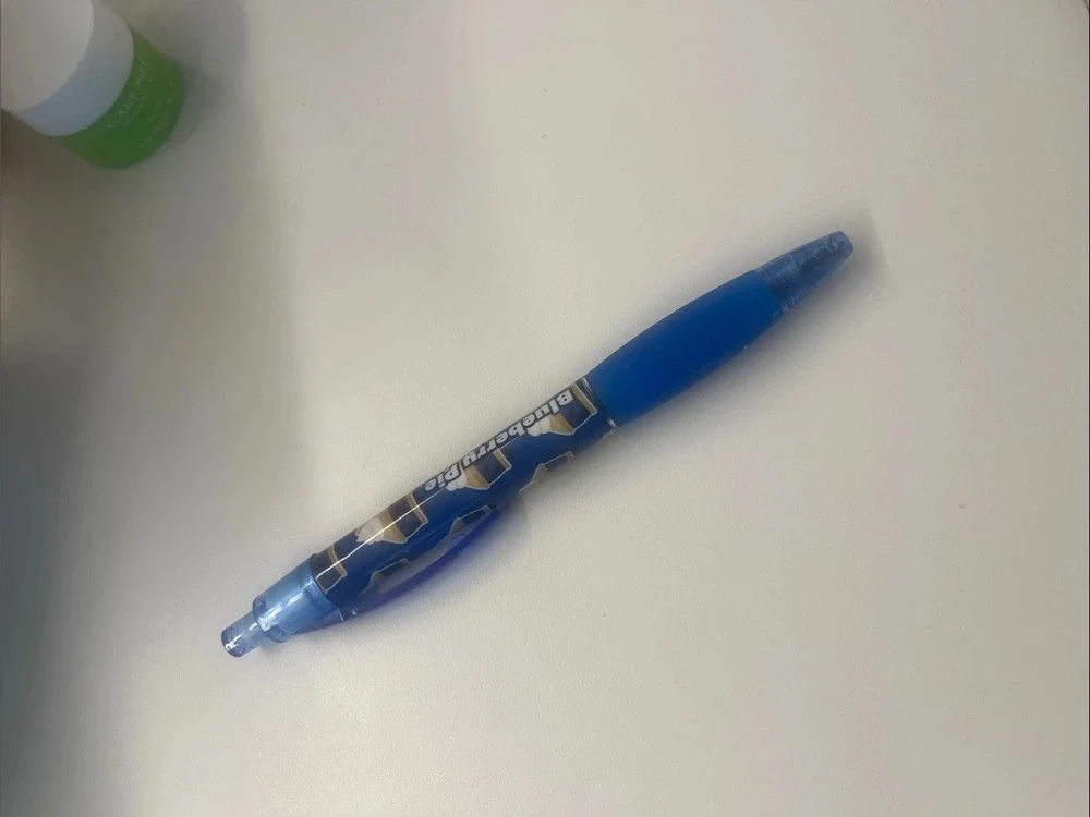 Blue & Gold Retractable Pen